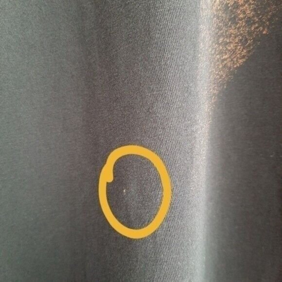 DC Comics Black Adam Lightning Bolt Black T-shirt Men's Sz L Flawed - Picture 5 of 7